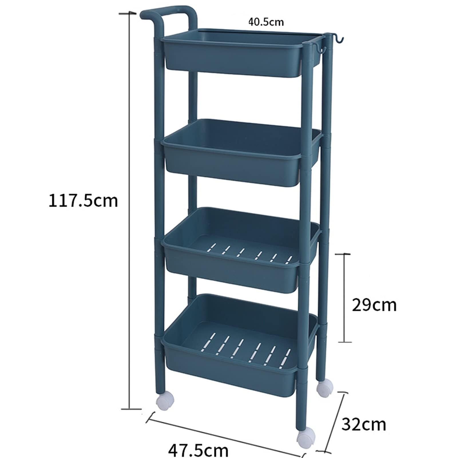 Amazon.co.jp: キッチンワゴン トローリー 収納ワゴン 収納カート